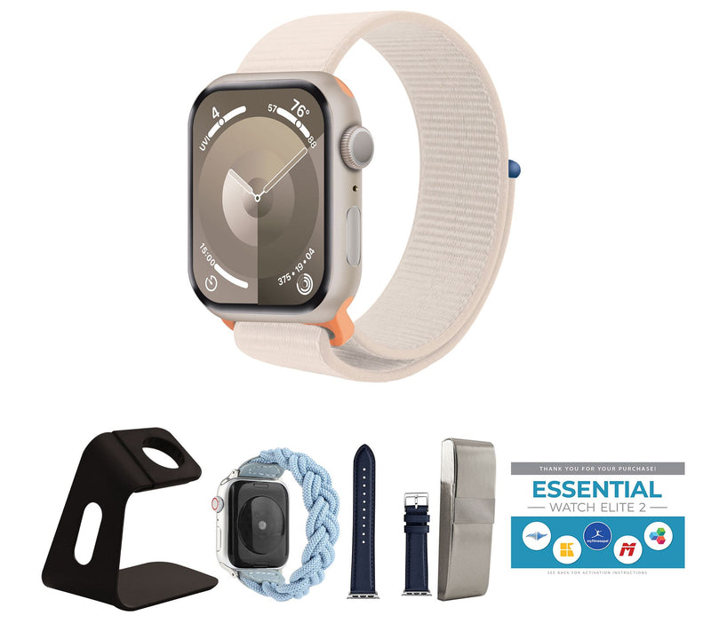 Apple Watch Series 9 45mm GPS Smartwatch with Sport Loop Band — View 29