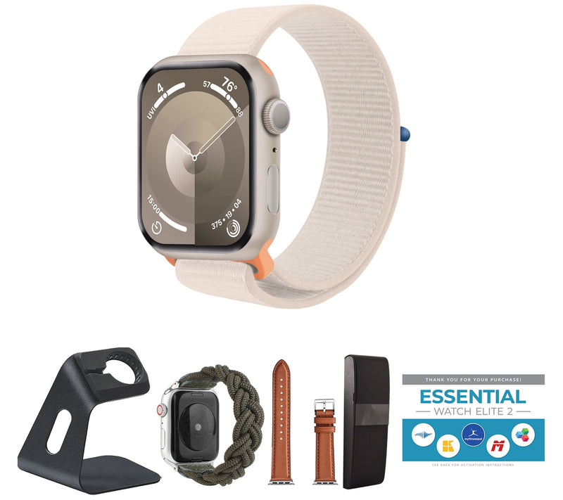 Apple Watch Series 9 45mm GPS Smartwatch with Sport Loop Band — View 31