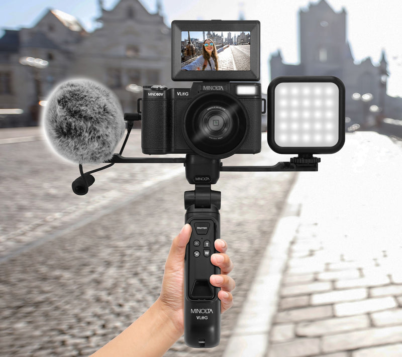Minolta MND60V 4K Ultra HD 60MP Camera w/ Content Creator & Vlogging Kit — View 6
