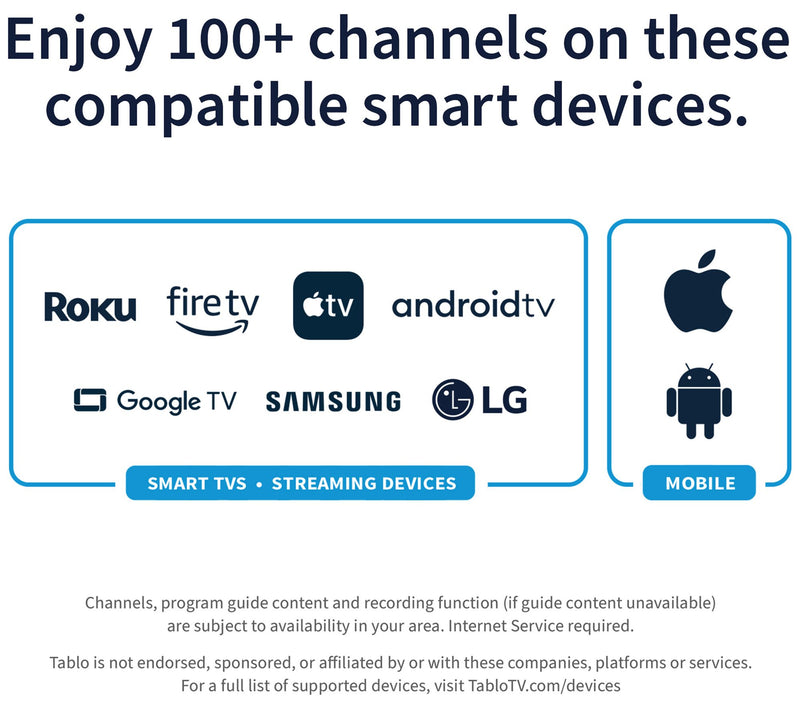 Tablo 4th Gen 2-Tuner 128GB Over the Air DVR & 35 Mile TV Antenna — View 7