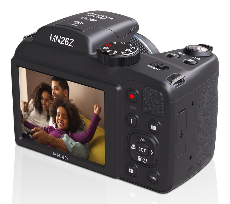 Minolta MN26Z Camera with 20MP & 26X Optical Zoom & Accessories — View 13