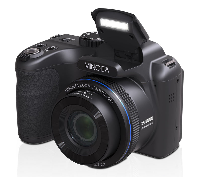 Minolta MN26Z Camera with 20MP & 26X Optical Zoom & Accessories — Main view