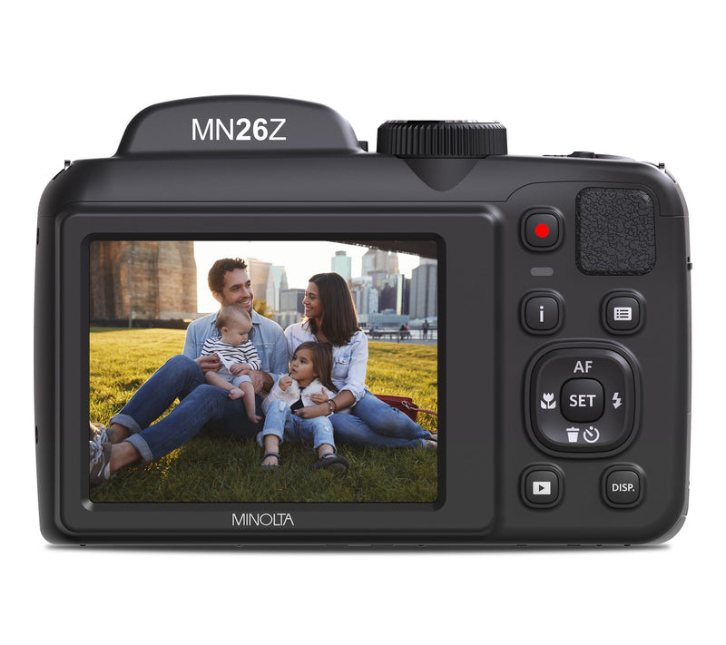 Minolta MN26Z Camera with 20MP & 26X Optical Zoom & Accessories — View 12