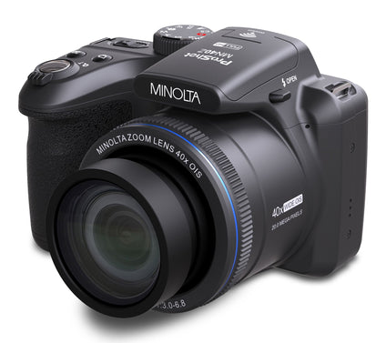Minolta MN40Z Camera w/ 40X Optical Zoom, Blink Detection, WiFi
