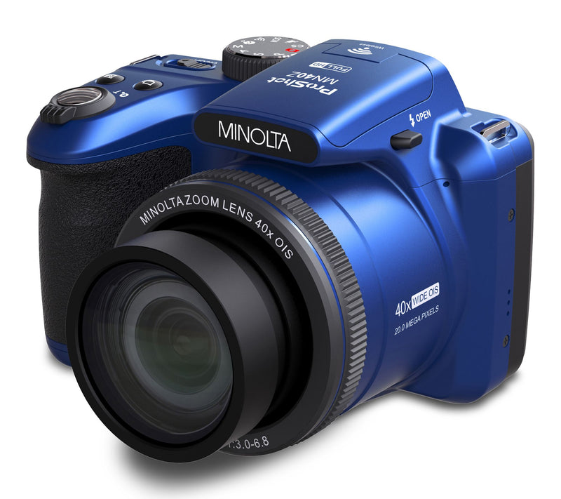 Minolta MN40Z Camera w/ 40X Optical Zoom, Blink Detection, WiFi — View 5