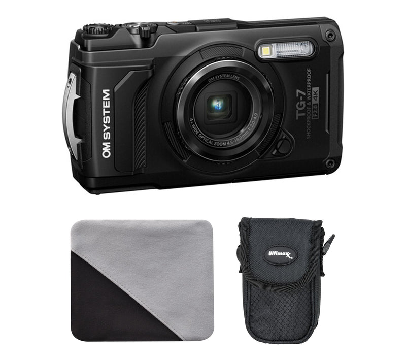 OM SYSTEM Tough TG-7 Digital Camera Bundle — Main view