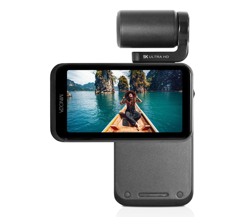Minolta MN5KGP1 5K Ultra HD Video Camcorder w/ Accessories — View 7