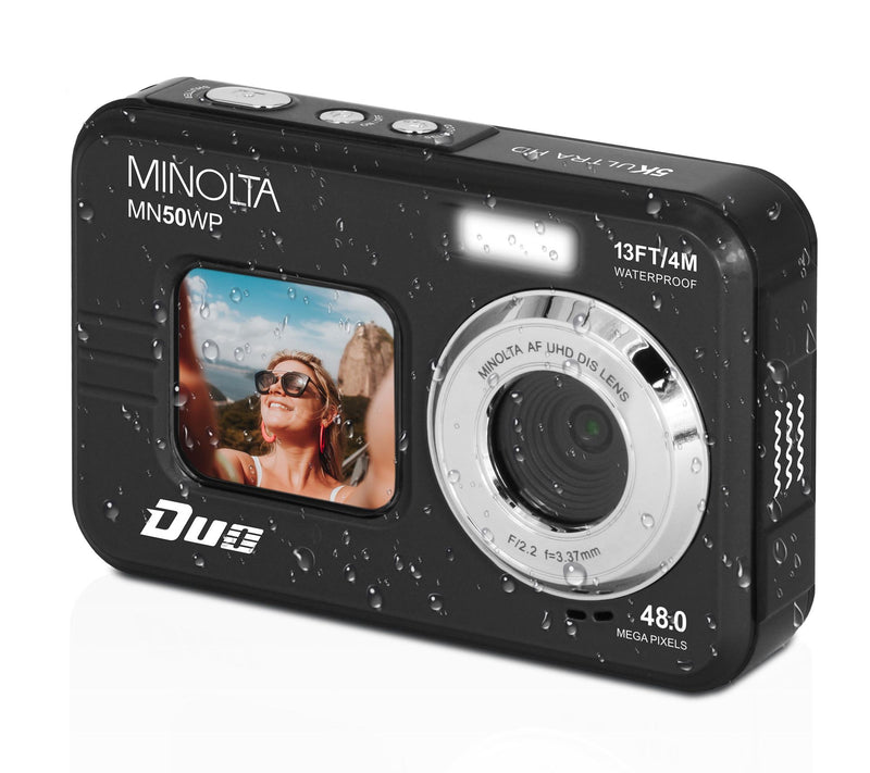 Minolta MN50WP Waterproof 48MP Camera w/ Accessories — Main view
