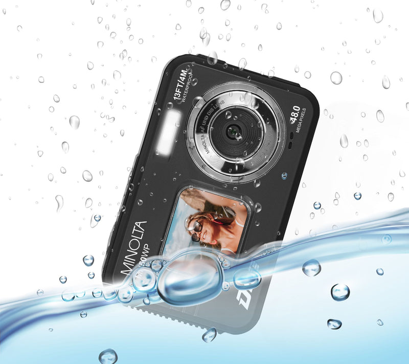 Minolta MN50WP Waterproof 48MP Camera w/ Accessories — View 11