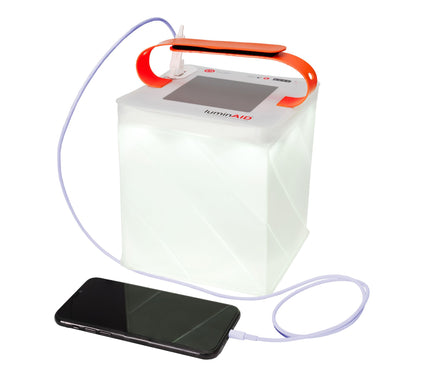 LuminAID Max Solar Powered Quick Inflate Lantern w/ USB Charging Port