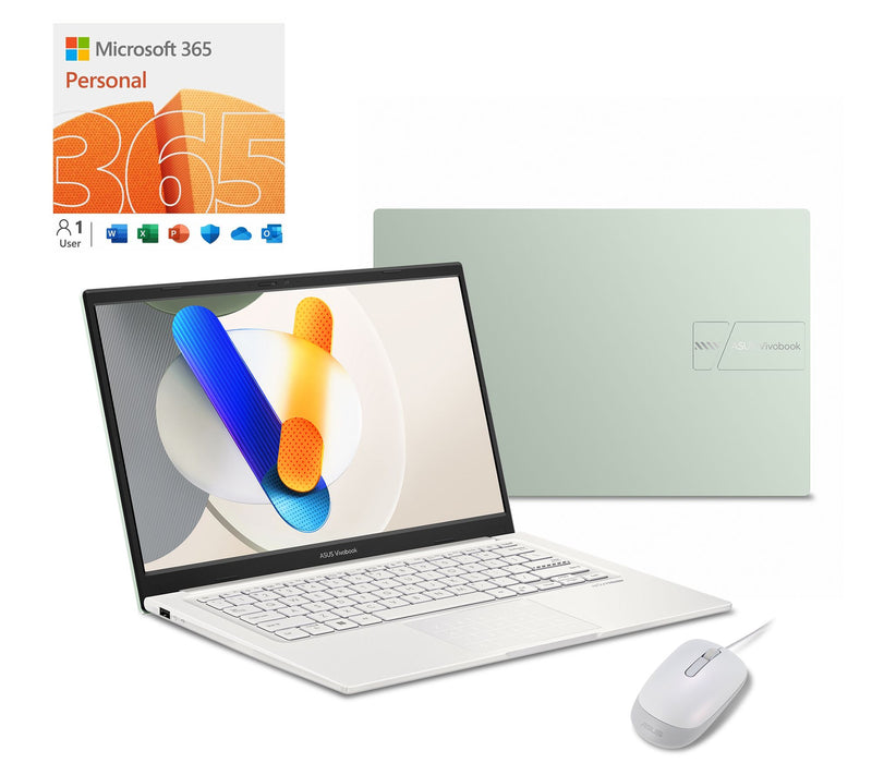ASUS Vivobook 14" FHD Laptop Intel Core 5 512GB SSD with ADP & MS365 — Main view