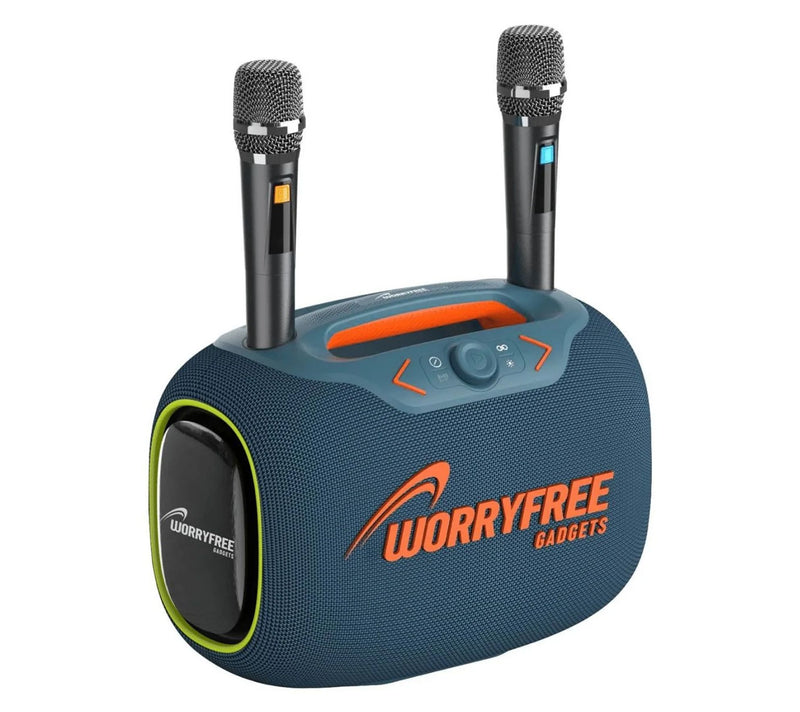 WorryFree Gadgets 120W Portable Bluetooth Karaoke Speaker — View 2