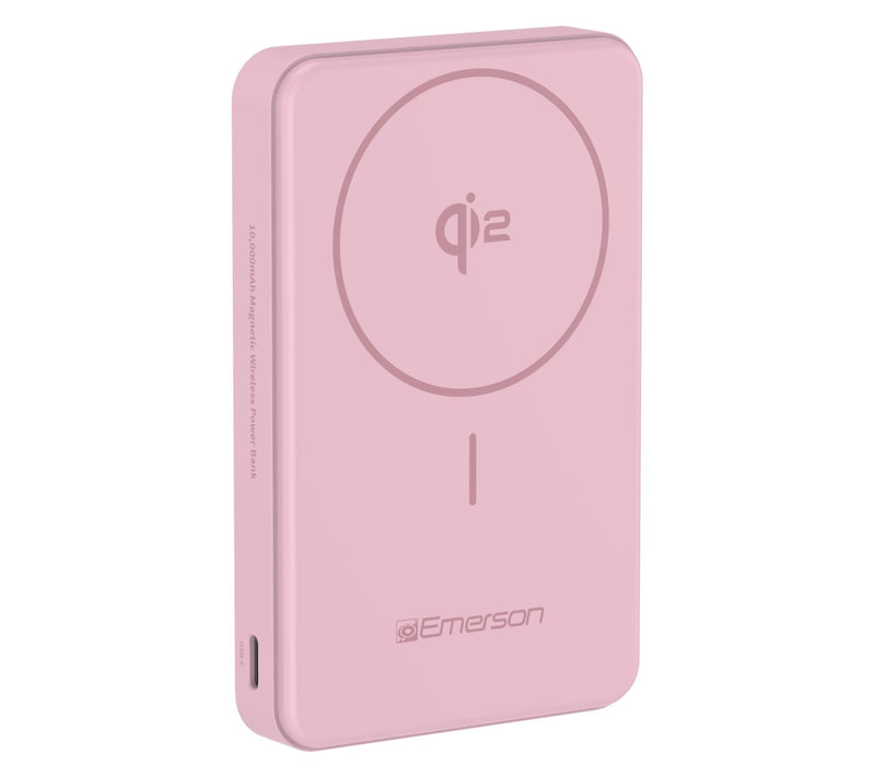 Emerson 10000 mAh Power Bank w/ 15W Magnetic Wireless Charging — View 3