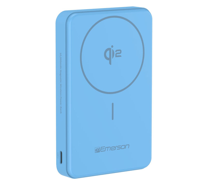 Emerson 10000 mAh Power Bank w/ 15W Magnetic Wireless Charging — View 4