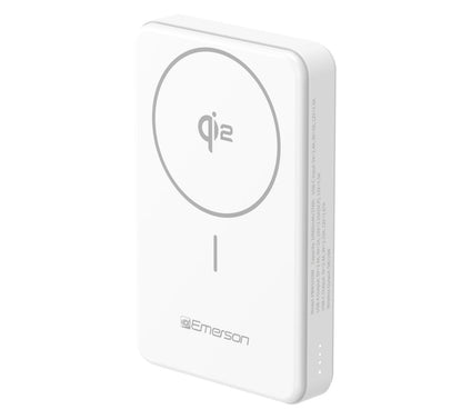 Emerson 10000 mAh Power Bank w/ 15W Magnetic Wireless Charging