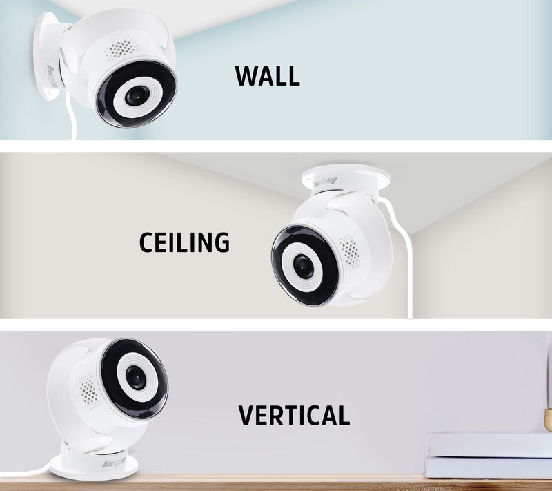 Energizer 1080p Wifi Cam 2pk with Smart 4-Outlet Wall Tap — View 5