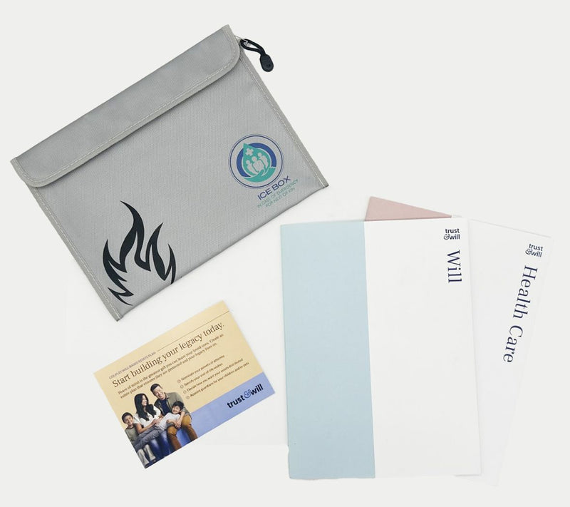 Trust & Will Will-Based Estate Plan for Couples w/ ICEBox Pouch — Main view
