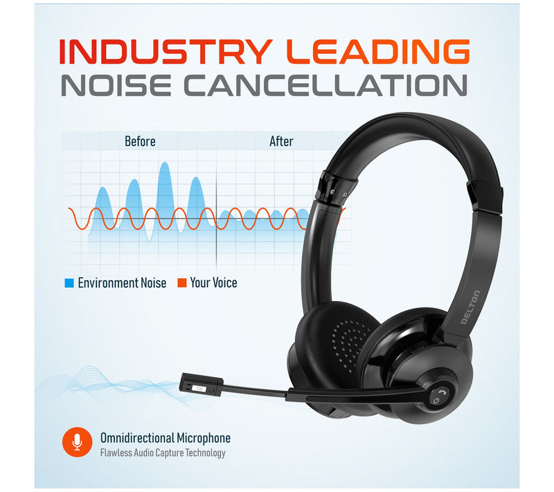 Delton 30X Bluetooth Headset with HS1 Stand — View 6
