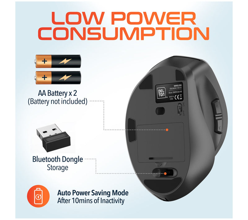 Delton S30 Wireless Optical 2.4 GHz Mouse — View 8