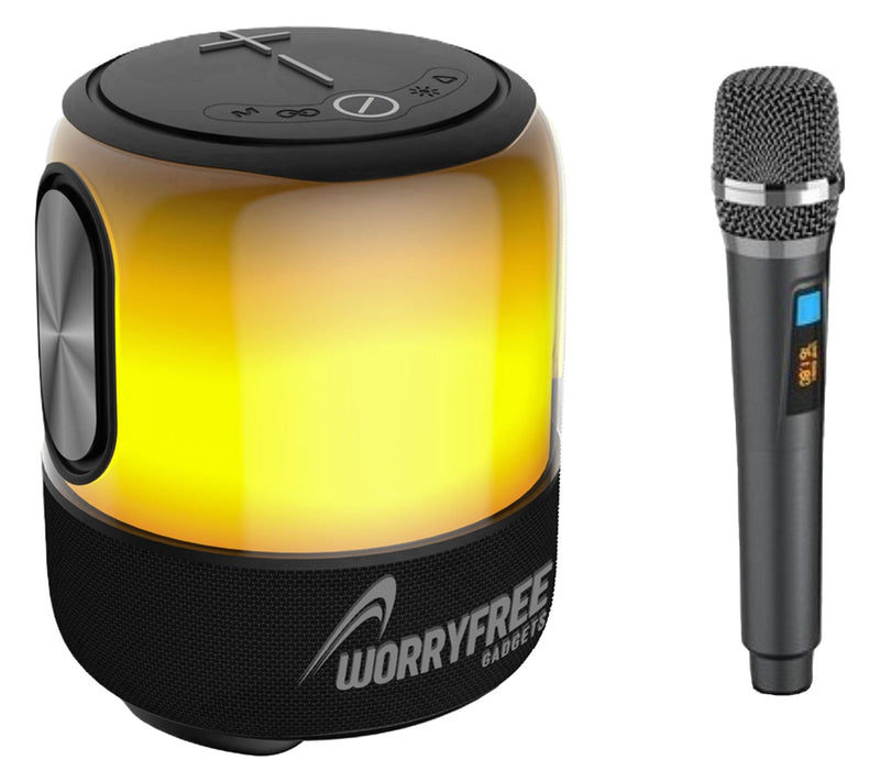 WorryFree Gadgets 60W Portable Party Speakerwith Microphone — Main view
