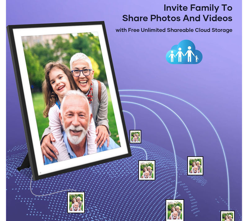 Cozyla 17" Wi-Fi HD Large Digital Frame — View 6