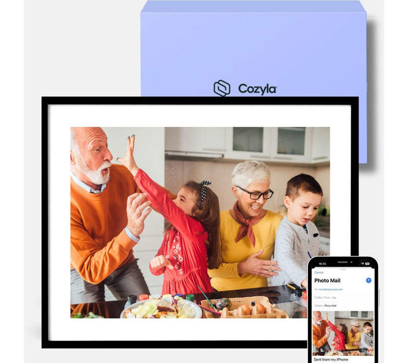 Cozyla 17" Wi-Fi HD Large Digital Frame — View 8