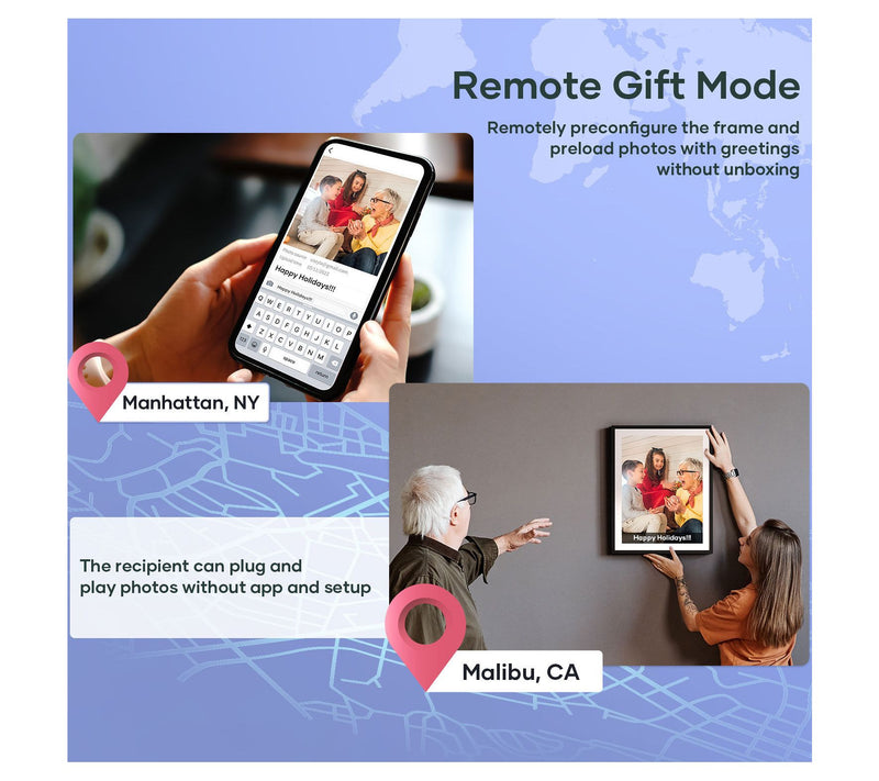 Cozyla 17" Wi-Fi HD Large Digital Frame — View 5
