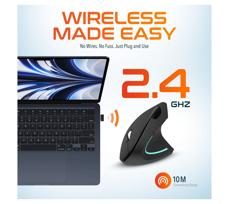 Delton KB200 Wireless Keyboard and S12 OpticalMouse Combo — View 4