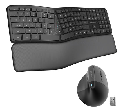 Delton KB250 Wireless Keyboard and S38 OpticalMouse Combo