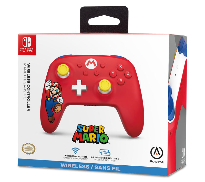 PowerA Wireless Controller for Nintendo Switch- Mario Joy — View 2
