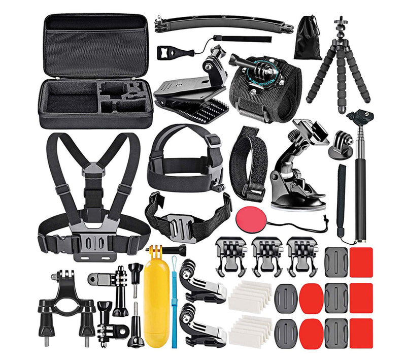 SJCAM C300 Pocket Action Camera with 50-in-1 Accessory Bundle — View 5