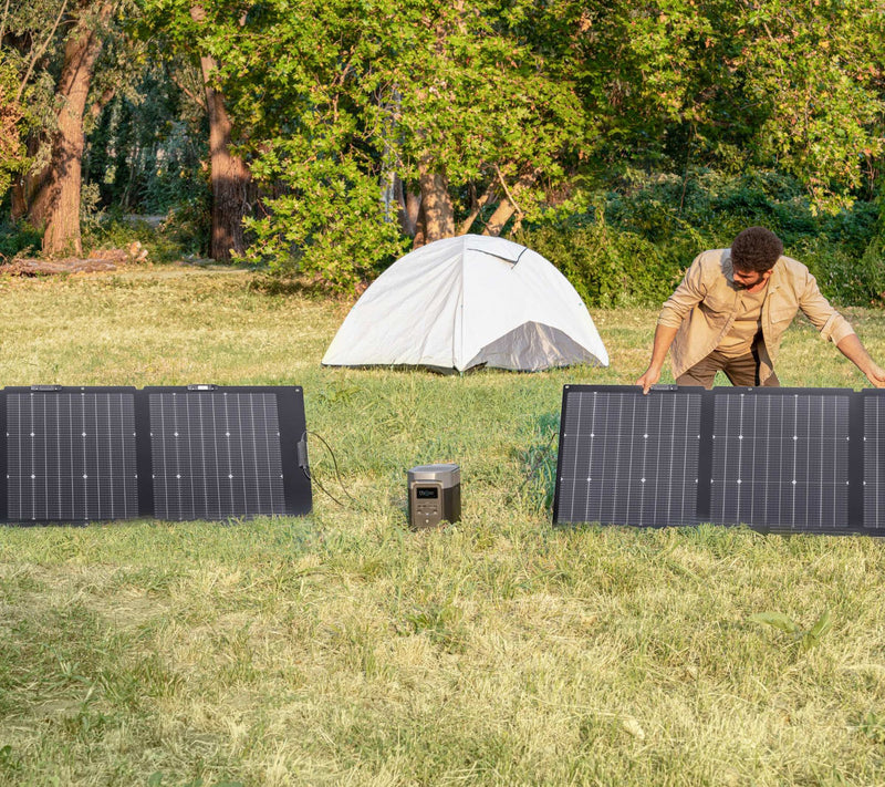 Ecoflow Set of 2 Bifacial 220W Portable Solar Panels — View 5