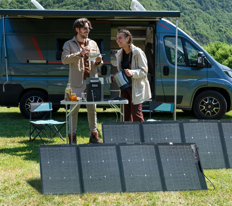 Ecoflow Set of 2 Bifacial 220W Portable Solar Panels — View 3