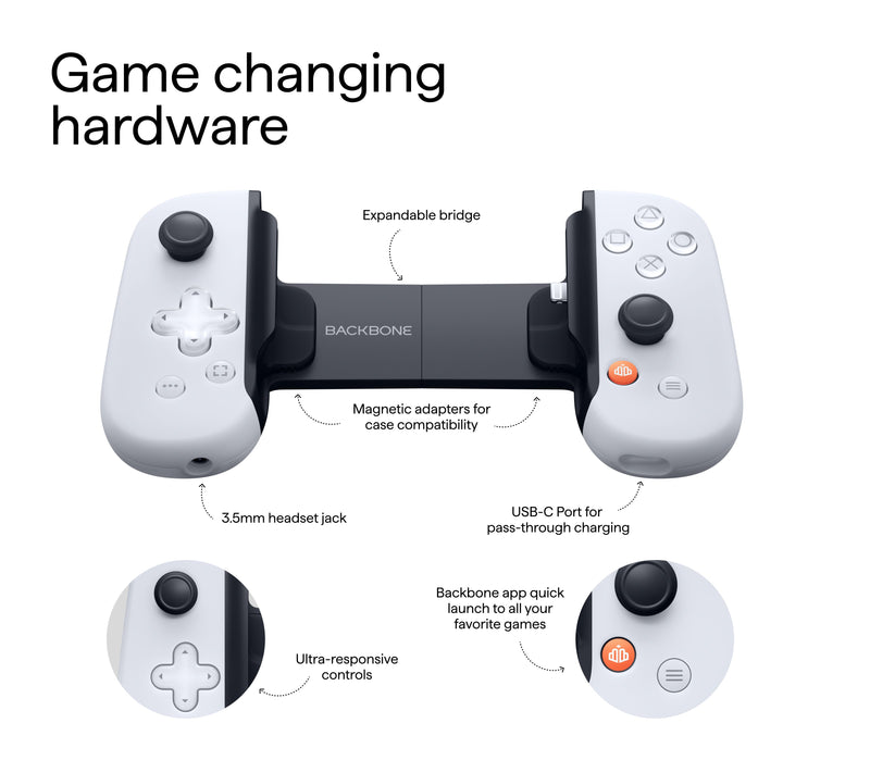 Backbone One Mobile Gaming Controller with Case for iPhone Lightning — View 5