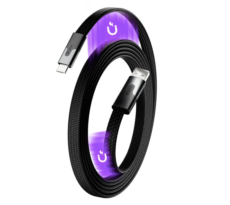 Statik MagStack Slim 1m USB-A to USB-C Cable — Main view
