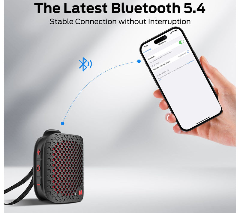 Monster Wearable Portable Bluetooth Clip-On Speaker — View 12