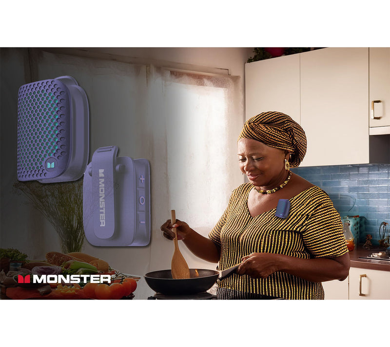 Monster Wearable Portable Bluetooth Clip-On Speaker — View 13