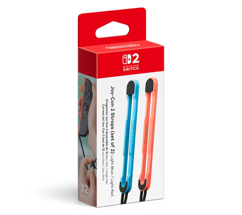 Joy-Con 2 Straps (set of 2) Light Blue/Light Red — Main view