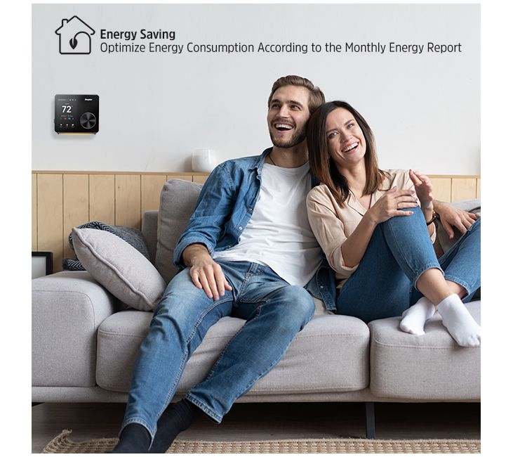 Energizer Smart Wi-Fi Thermostat with Nightlight — View 5