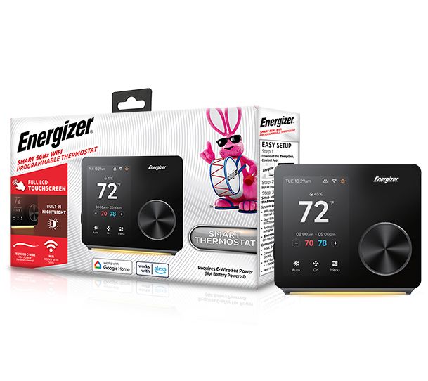 Energizer Smart Wi-Fi Thermostat with Nightlight — Main view