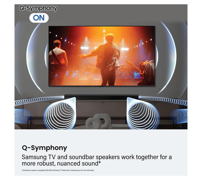 Samsung B750 5.1CH Soundbar/Subwoofer DTS:VirtualX Bluetooth — View 2