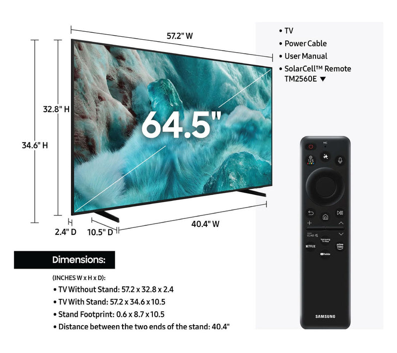 Samsung 65" Q7 4K HDR QLED SmartTV w/VisionAI — View 6