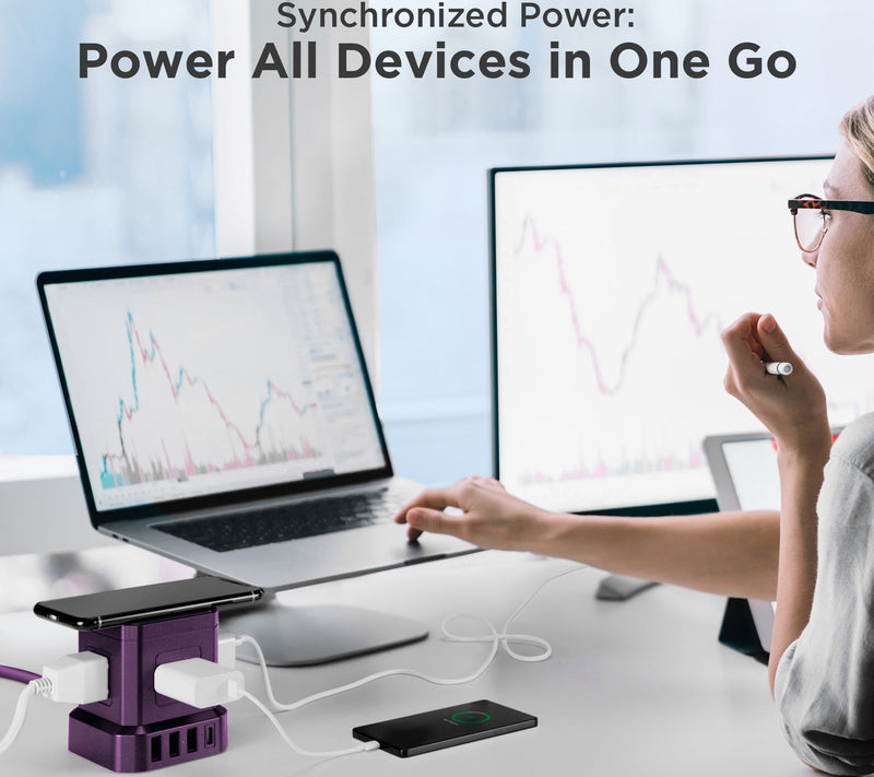 Uncaged Ergonomics Wireless Charging Power Cube — View 26