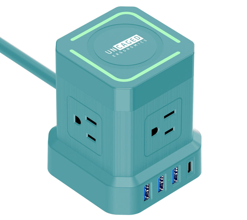Uncaged Ergonomics Wireless Charging Power Cube — View 5