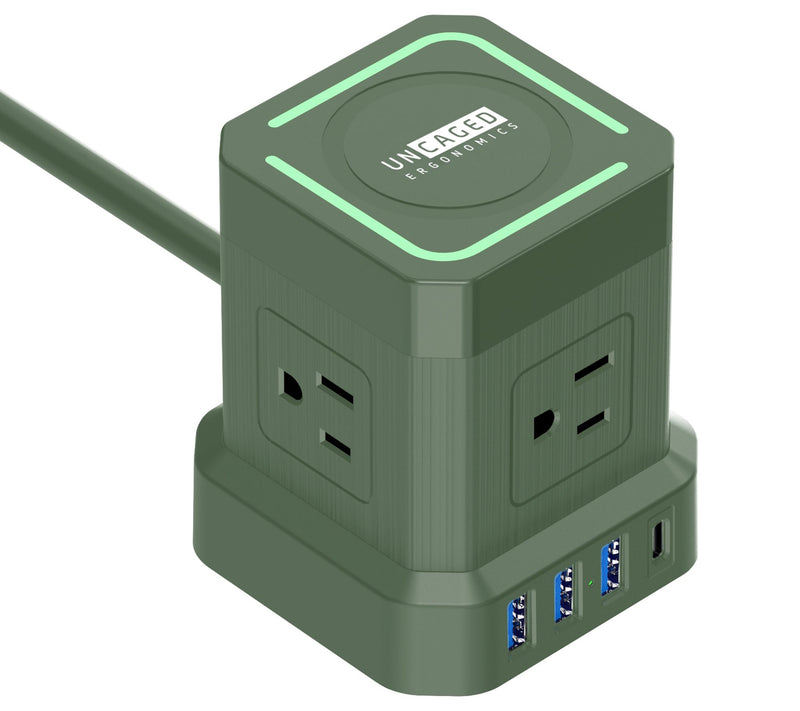 Uncaged Ergonomics Wireless Charging Power Cube — View 9
