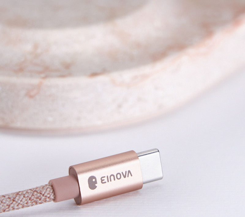 Einova Classic Stone Dual Wireless Charger with USB-C Cable — View 11