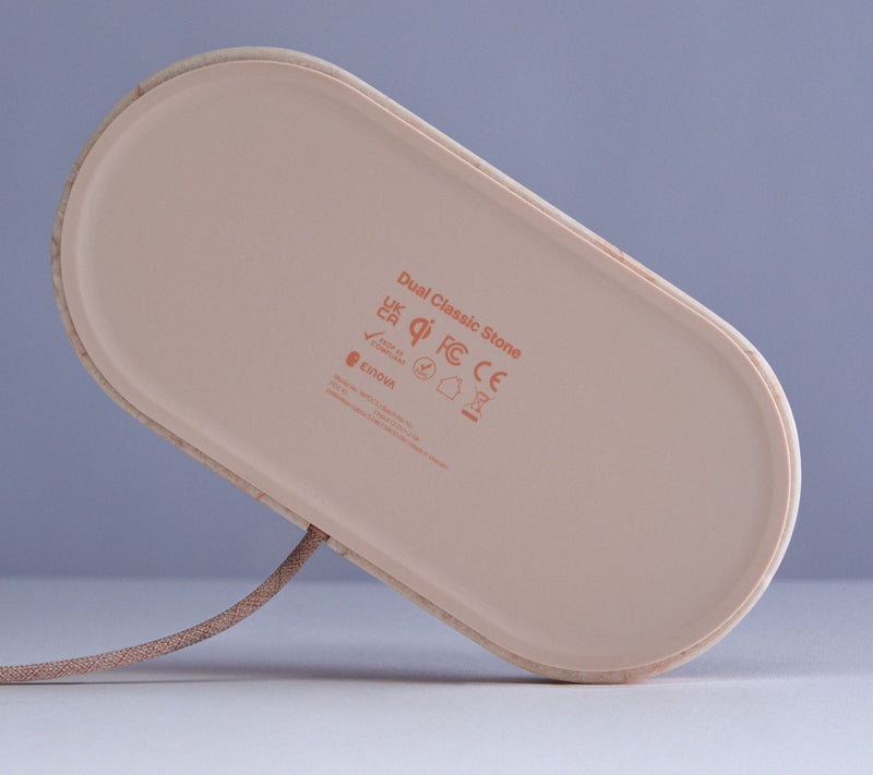 Einova Classic Stone Dual Wireless Charger with USB-C Cable — View 13