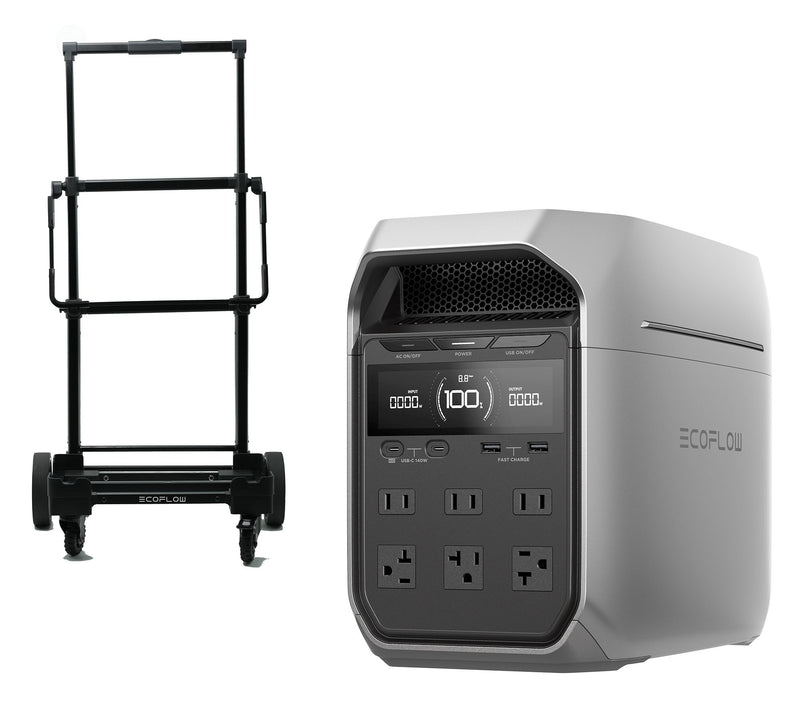 Ecoflow Delta 3 Plus 1000Wh Power Station & Trolley — Main view