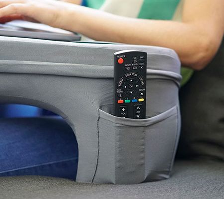 Limitless Lap Desk Memory Foam Pillow with 2 cup Holders — View 9