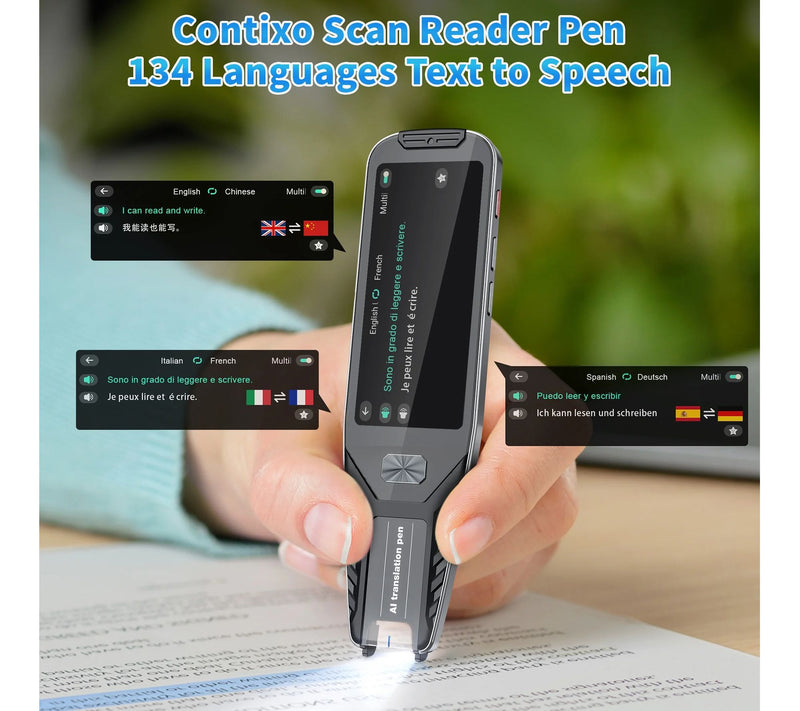 Contixo P1 Smart Scanning Translator Pen, Up to134 Languages — View 7